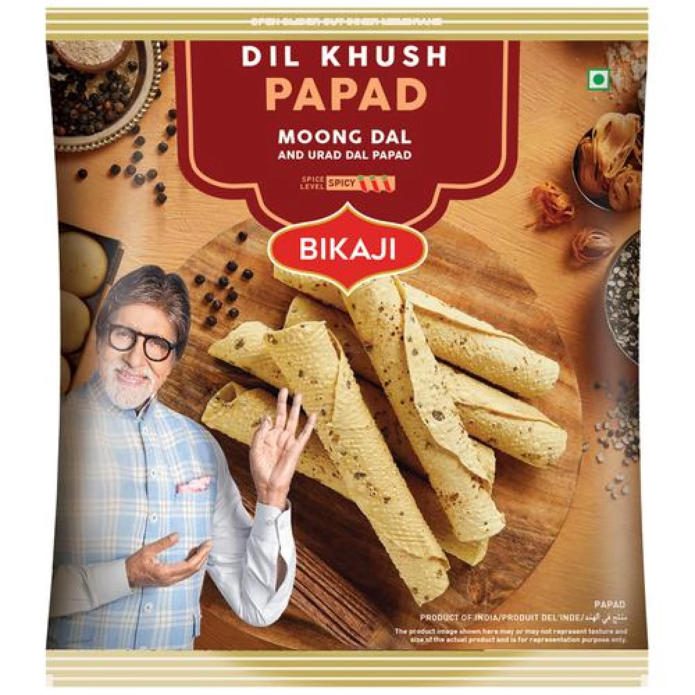 Bikaji Papad - Dilkhus, 400 g-1.webp